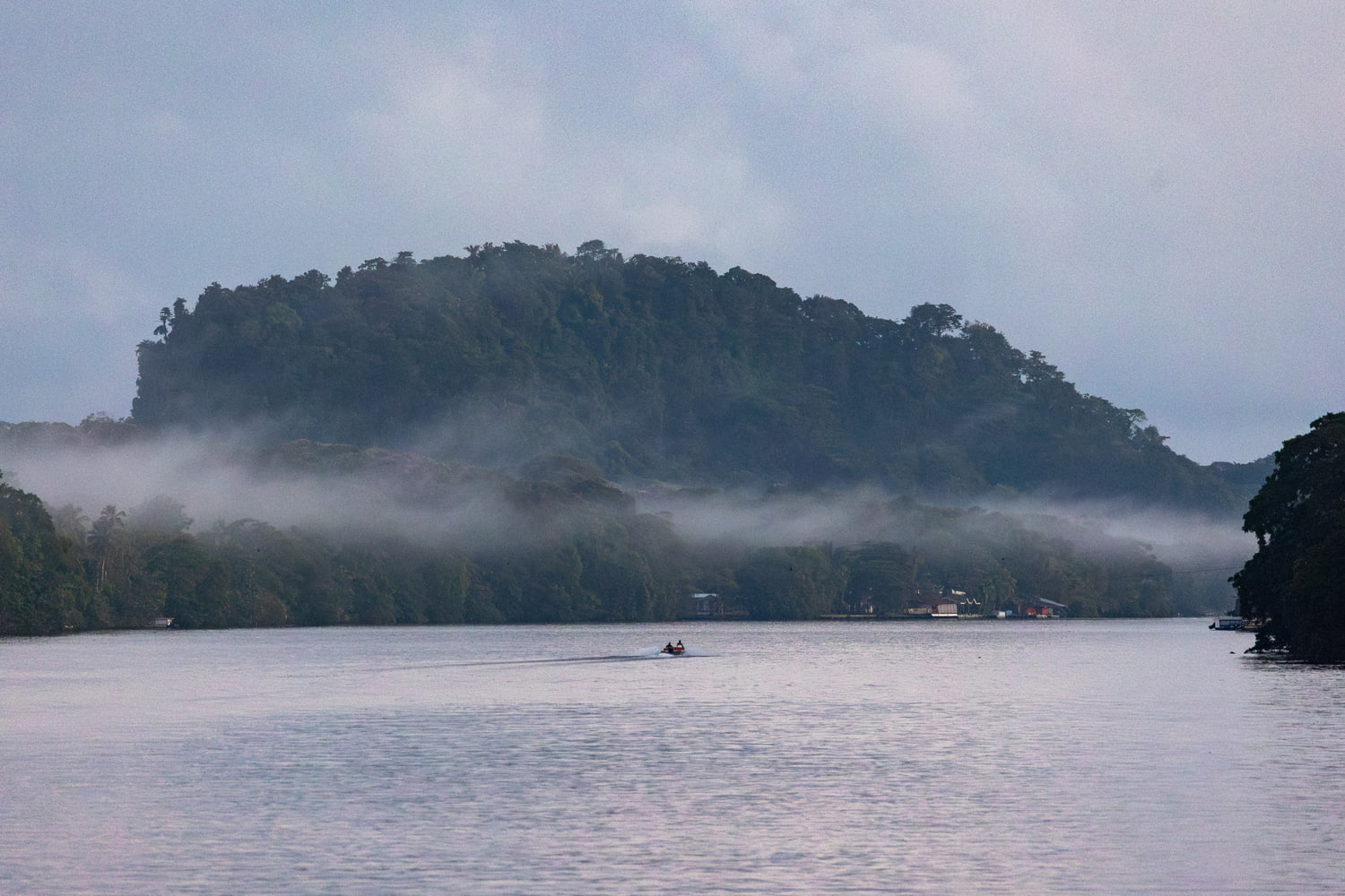 Misty river
