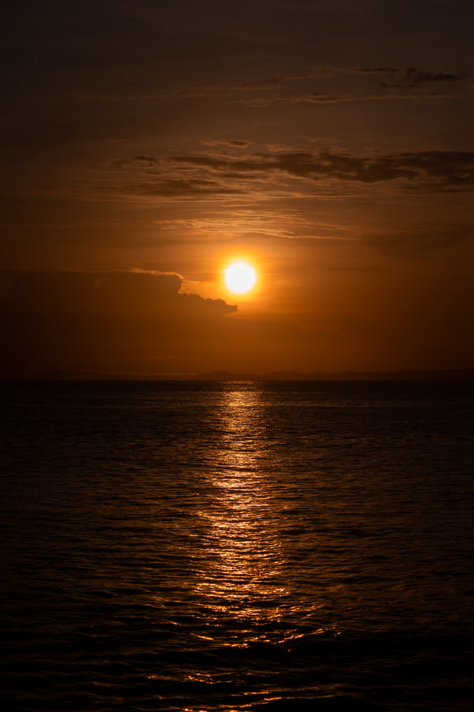Ocean at sunset