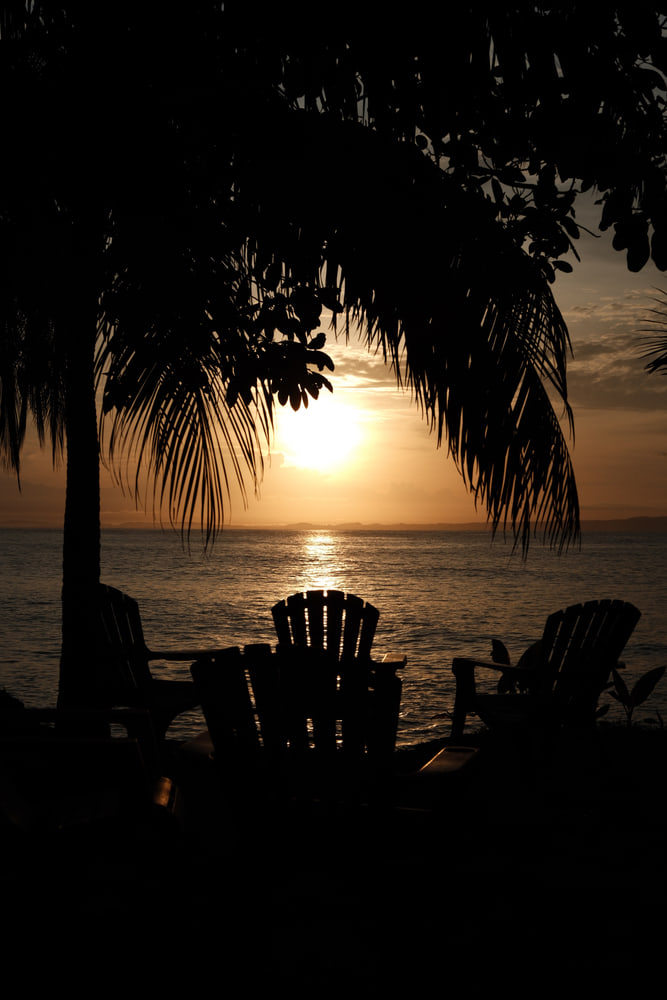 Sunset on the beach
