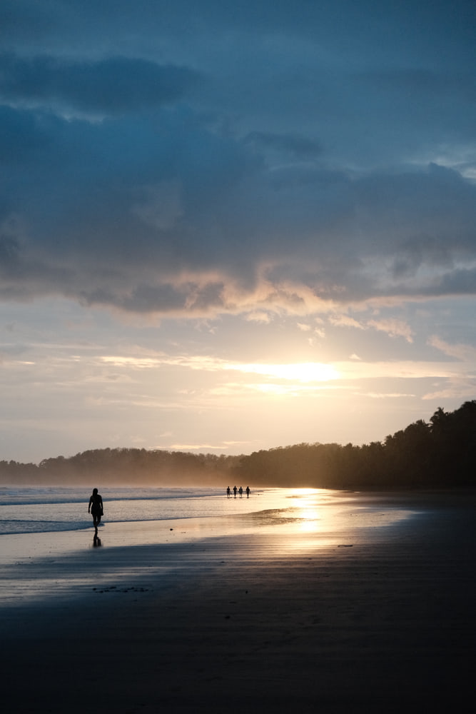 Sunset on the beach