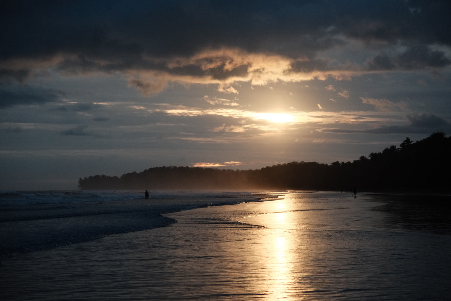 Sunset on the beach