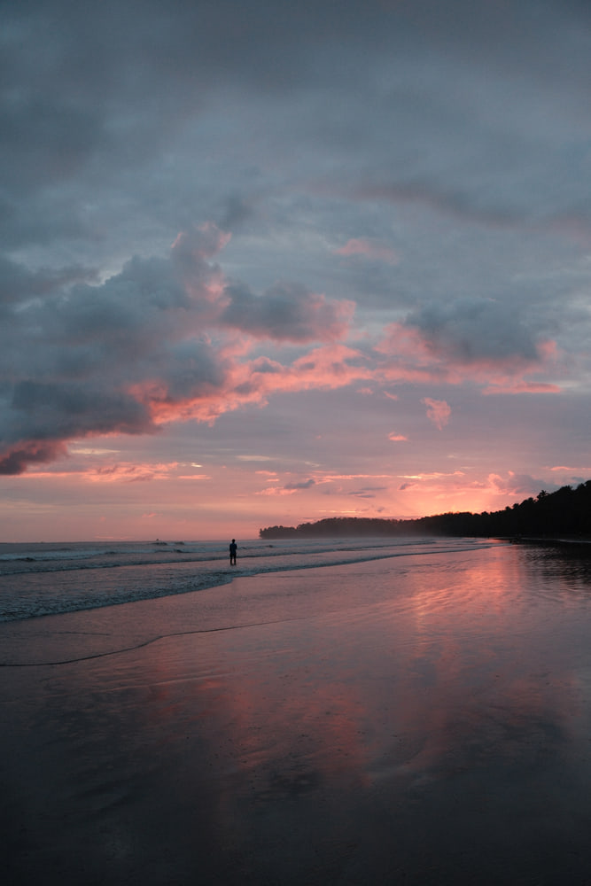 Sunset on the beach