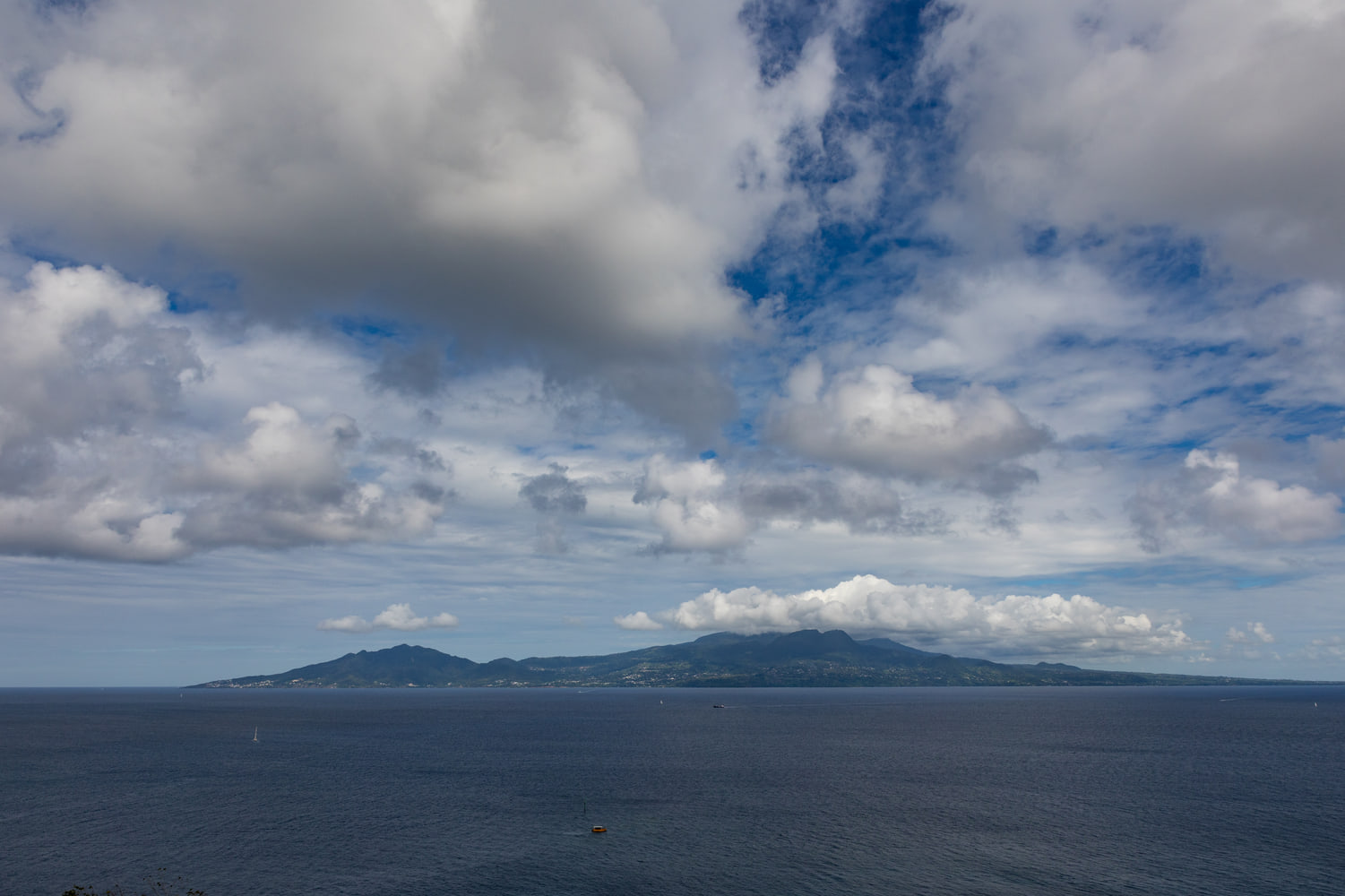 View over the Caribbean Sea