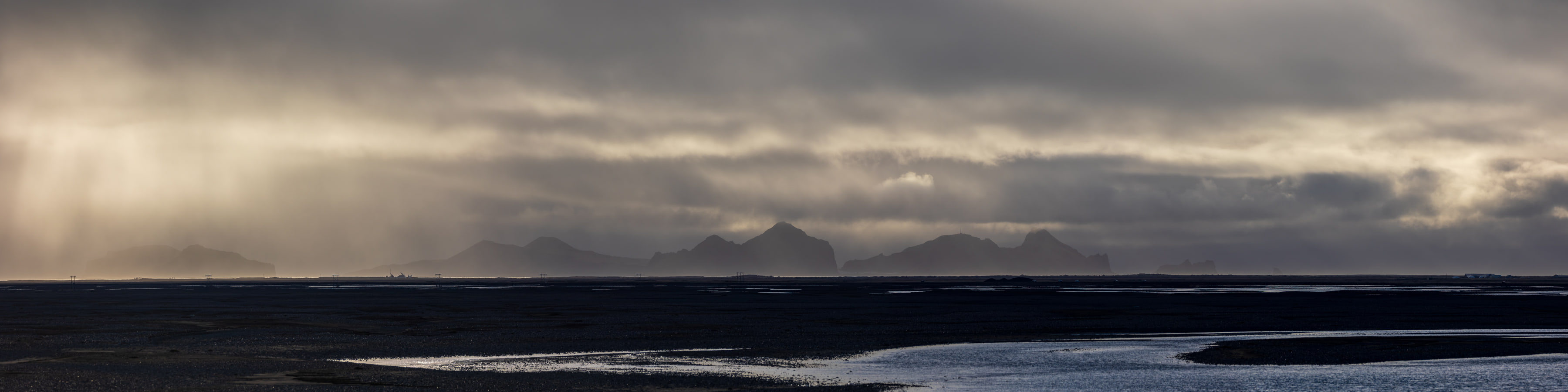 Westman Islands from the south coast