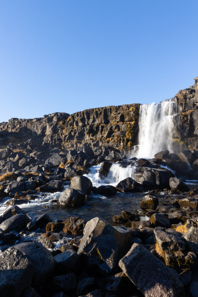 Öxarárfoss, Þingvellir