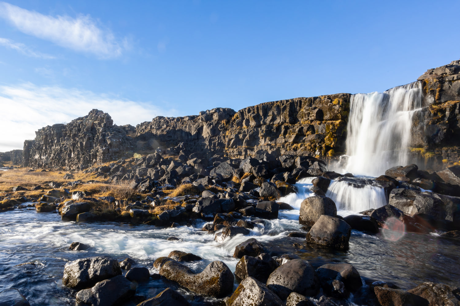 Öxarárfoss, Þingvellir