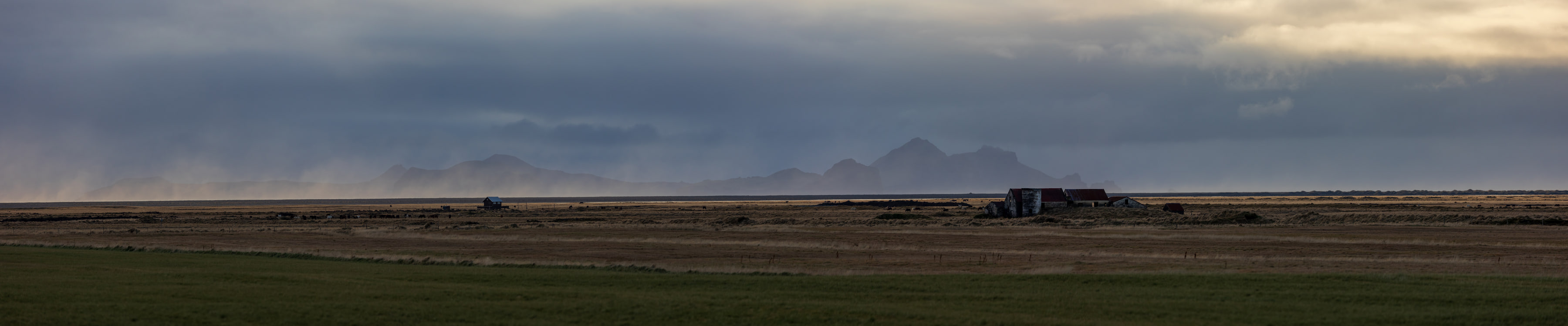 Westman Islands from the south coast