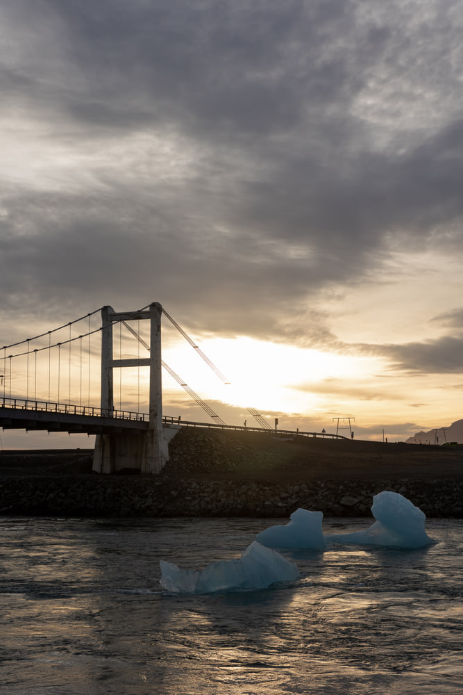 Bridge over the Jökulsá, Jökulsárlón