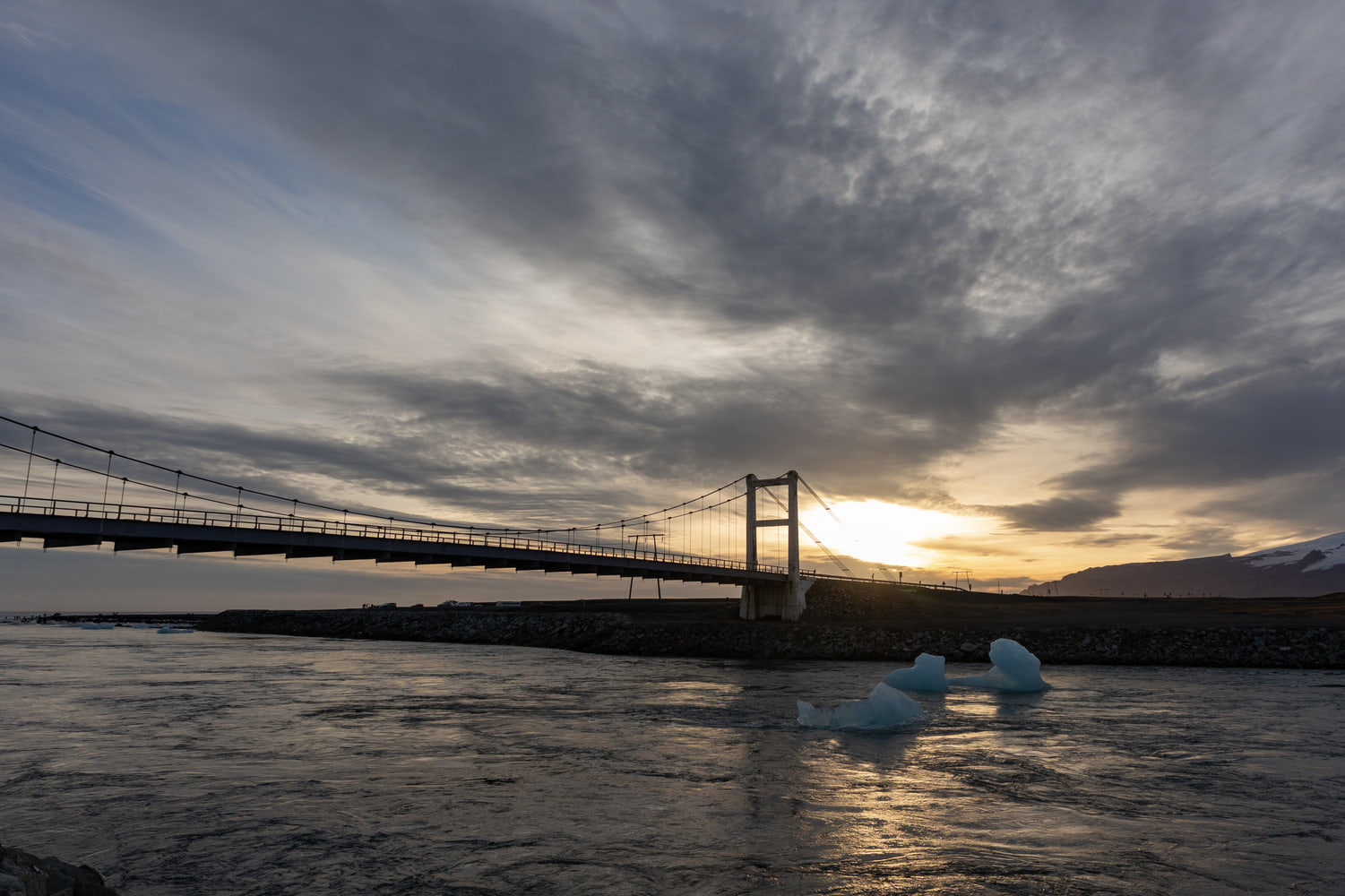 Bridge over the Jökulsá, Jökulsárlón