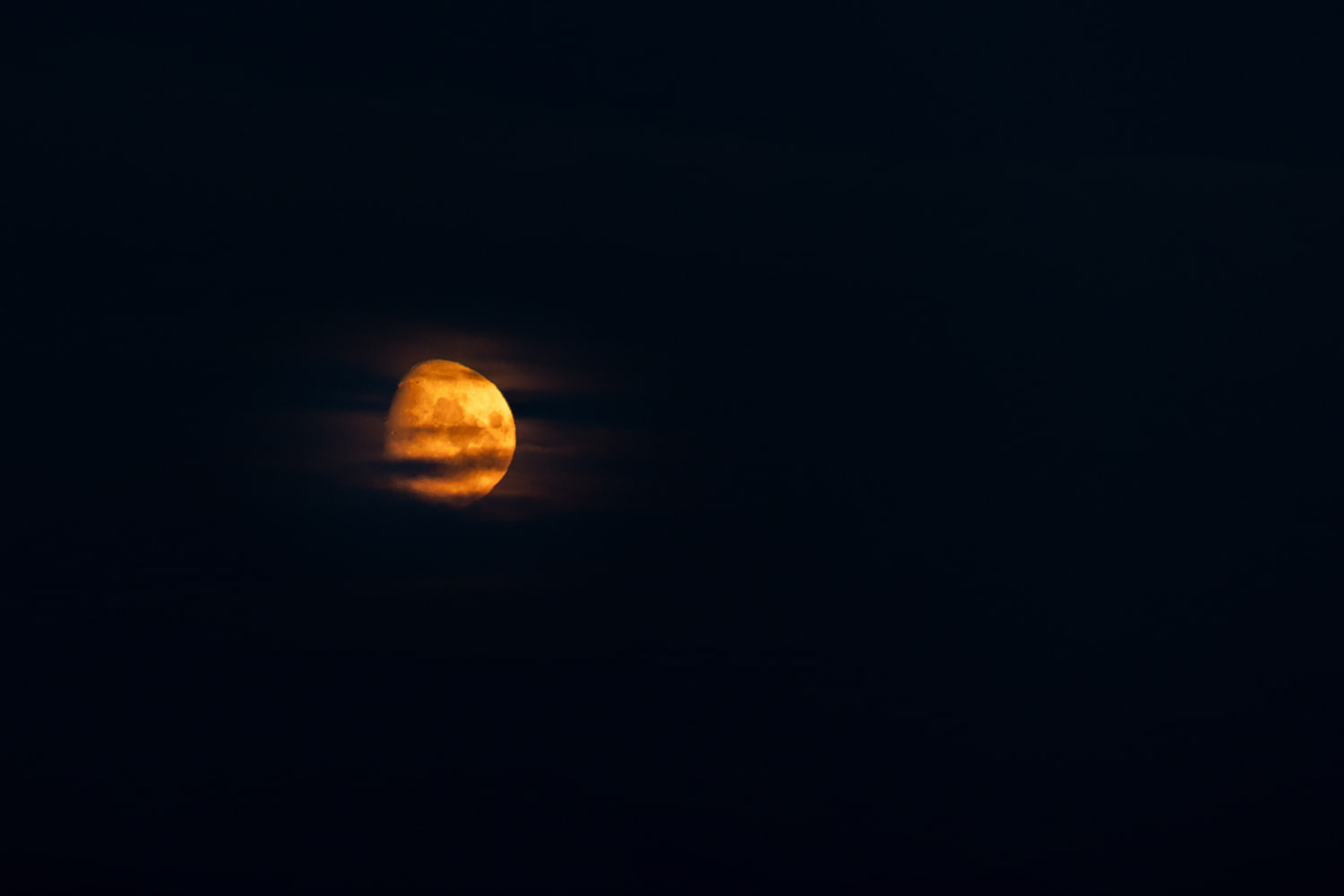 Full moon over Snæfellsnes