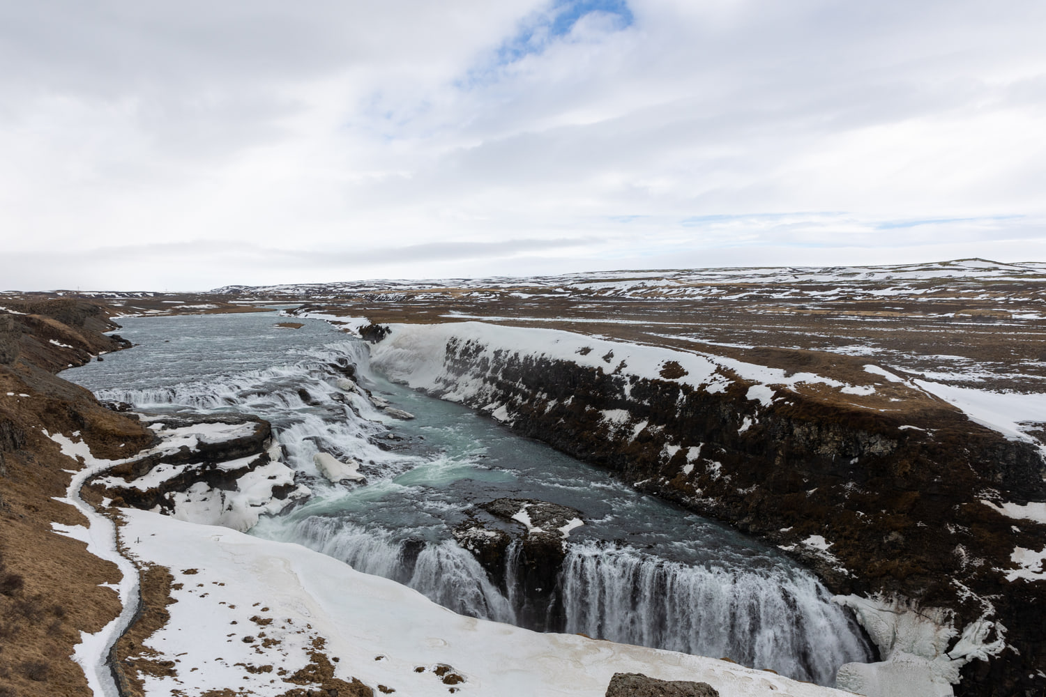 Gullfoss in winter