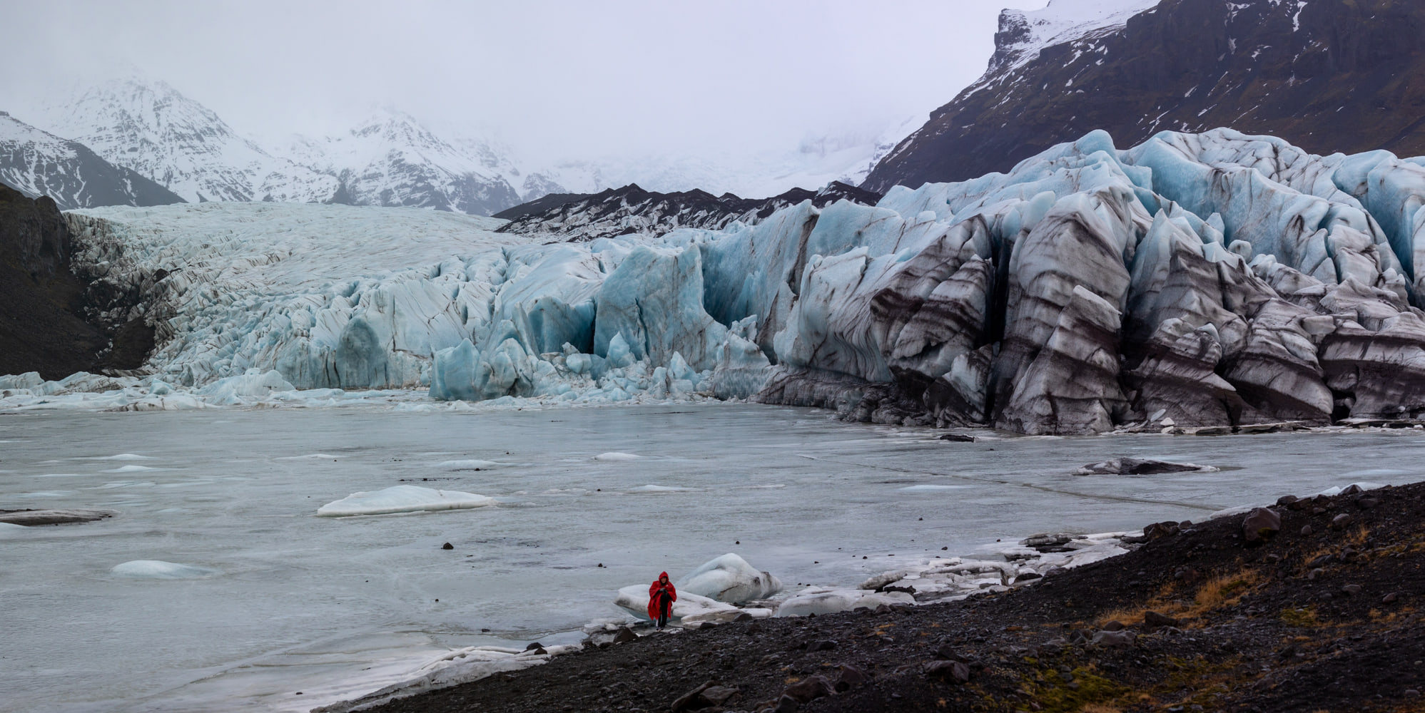 Glacier lagoon, Vatnajökull