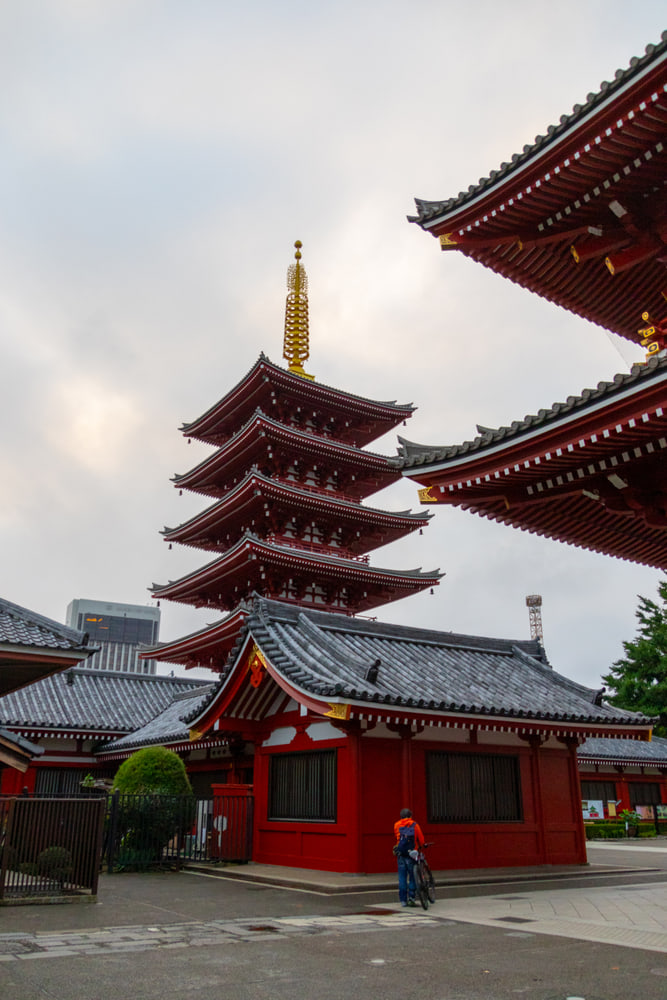 Sensō-ji pagoda, Asakusa, Tokyo