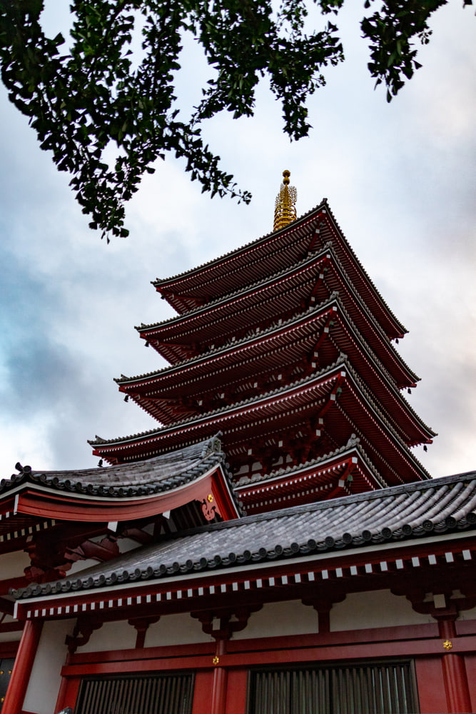 Sensō-ji pagoda, Asakusa, Tokyo